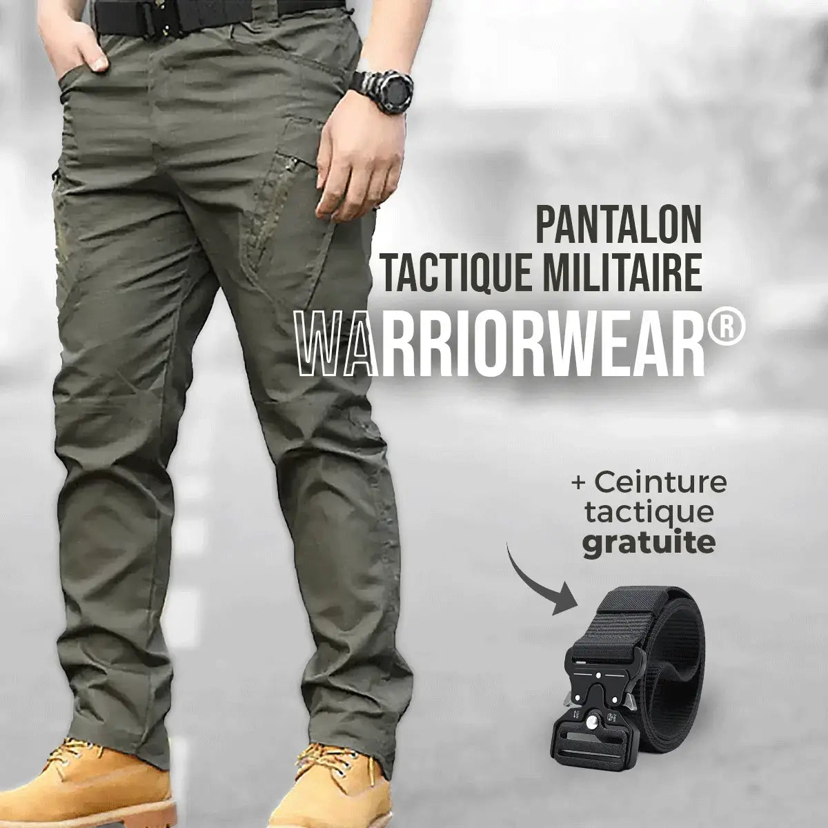 Pantalon Tactique Militaire WarriorWear® (+ Ceinture Tactique Gratuite)