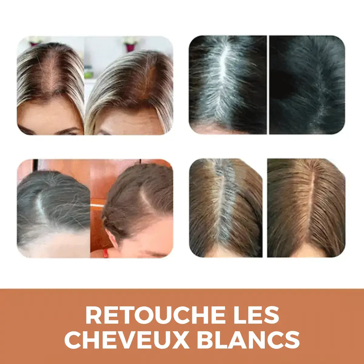 Teinture Capillaire en Poudre Sevích® - Couvre Tous les Cheveux Blancs (Achetez 1, Recevez-en 2)