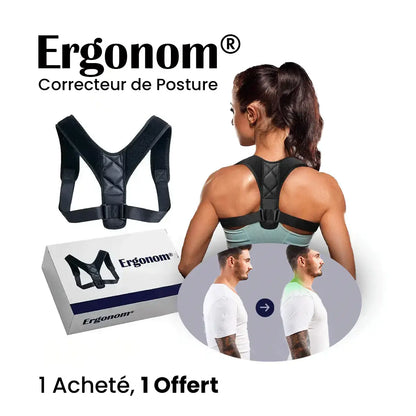 Correcteur de Posture Ergonom® (1 Acheté, 1 Offert)