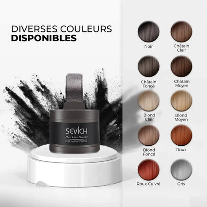 Teinture Capillaire en Poudre Sevích® - Couvre Tous les Cheveux Blancs (Achetez 1, Recevez-en 2)