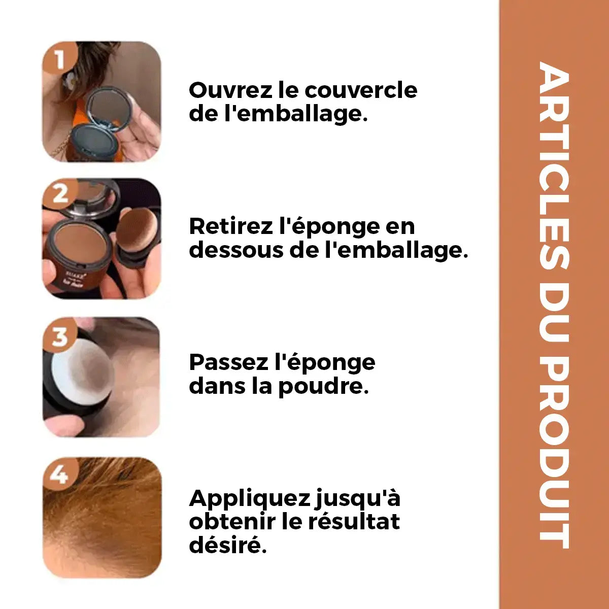 Teinture Capillaire en Poudre Sevích® - Couvre Tous les Cheveux Blancs (Achetez 1, Recevez-en 2)