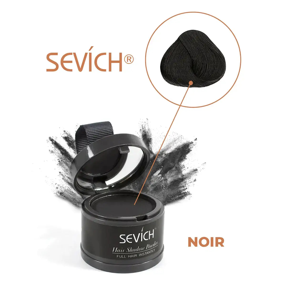 Teinture Capillaire en Poudre Sevích® - Couvre Tous les Cheveux Blancs (Achetez 1, Recevez-en 2)