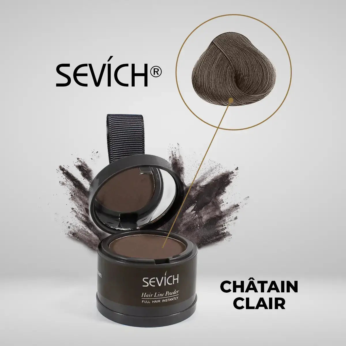 Teinture Capillaire en Poudre Sevích® - Couvre Tous les Cheveux Blancs (Achetez 1, Recevez-en 2)