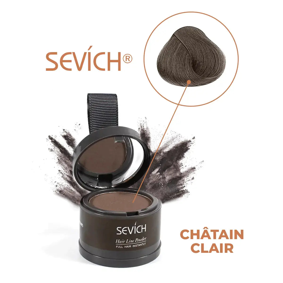 Teinture Capillaire en Poudre Sevích® - Couvre Tous les Cheveux Blancs (Achetez 1, Recevez-en 2)