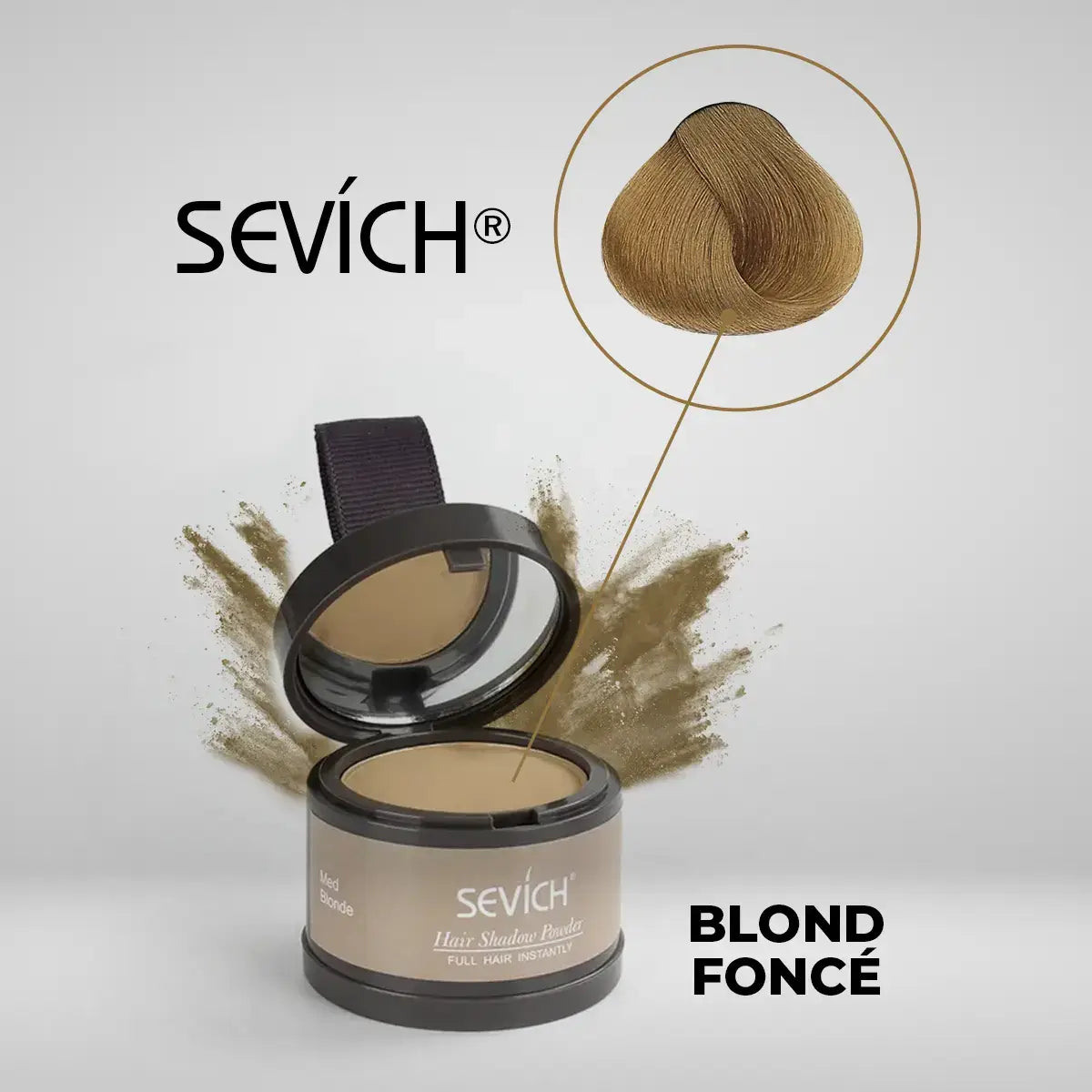 Teinture Capillaire en Poudre Sevích® - Couvre Tous les Cheveux Blancs (Achetez 1, Recevez-en 2)