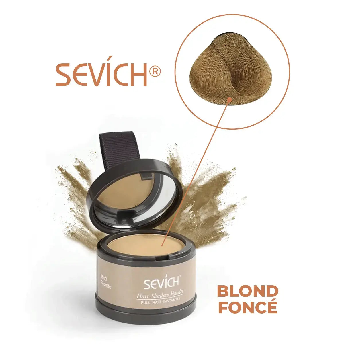 Teinture Capillaire en Poudre Sevích® - Couvre Tous les Cheveux Blancs (Achetez 1, Recevez-en 2)