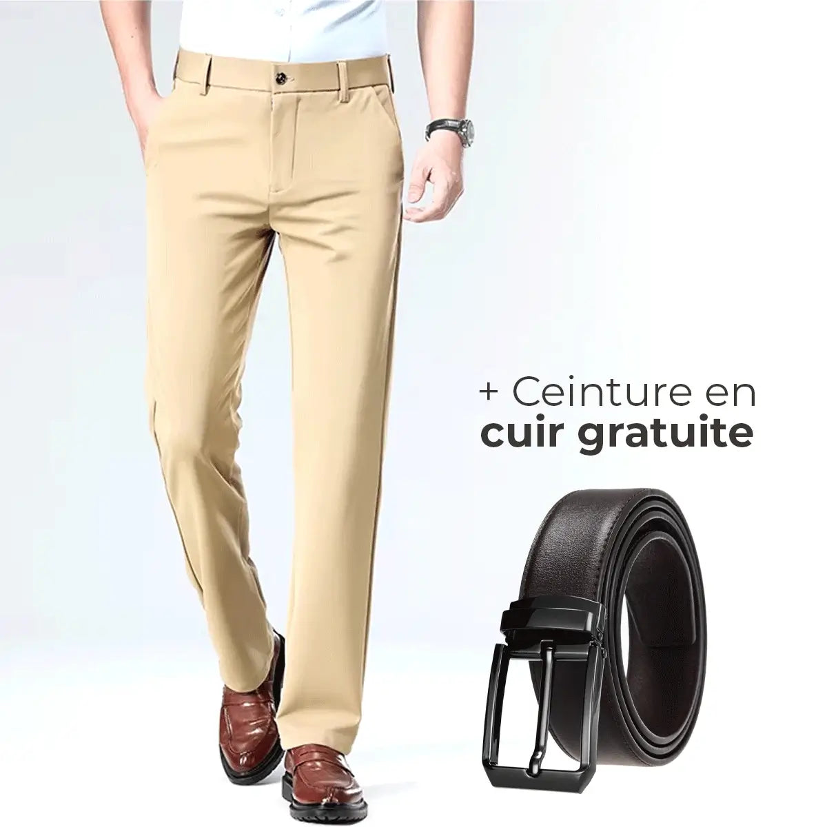 Pantalon Social Élastique Luffy® (+ Ceinture en Cuir Gratuite)