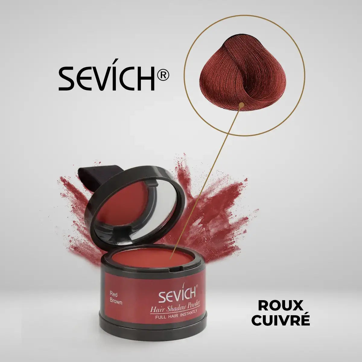 Teinture Capillaire en Poudre Sevích® - Couvre Tous les Cheveux Blancs (Achetez 1, Recevez-en 2)