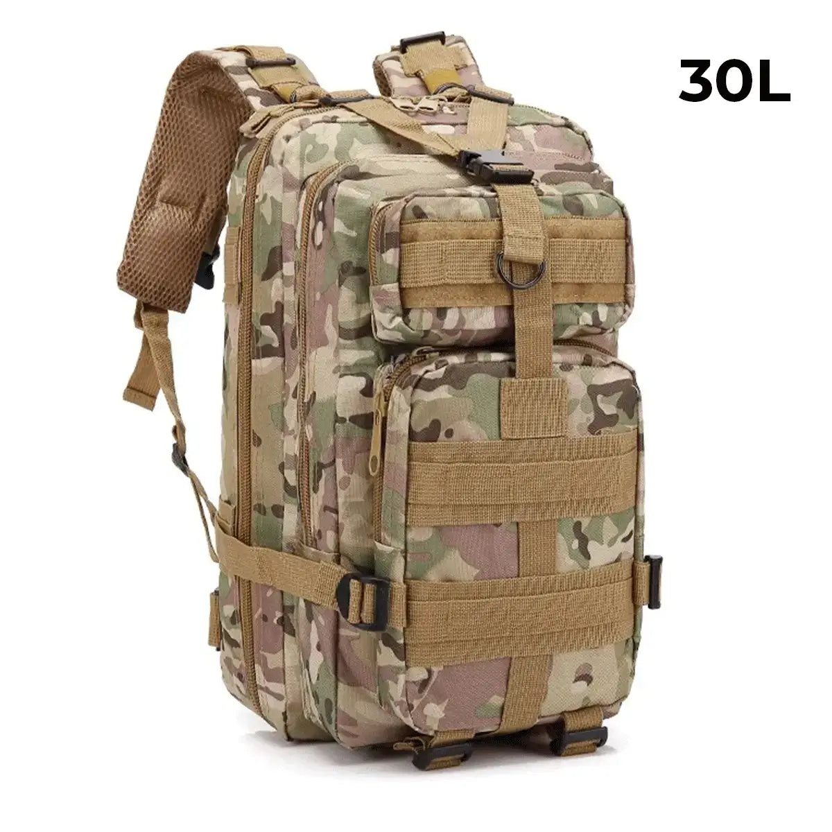 Sac à Dos Tactique Militaire Exodus® (+ Patch Velcro Drapeau Français Offert)